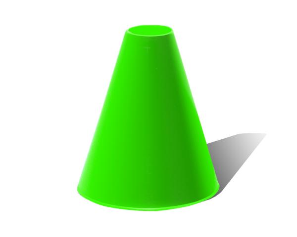 Verkehrsleitkegel "grün" (1 Stück)